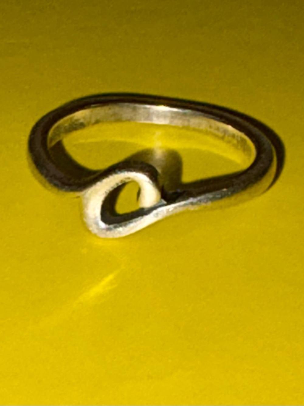 James Avery “C” Initial Ring Sterling Silver Size 7